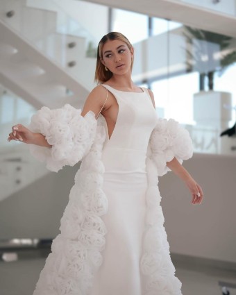 Monsolo Couture Phoenix Style #M1718 #5 default Ivory thumbnail