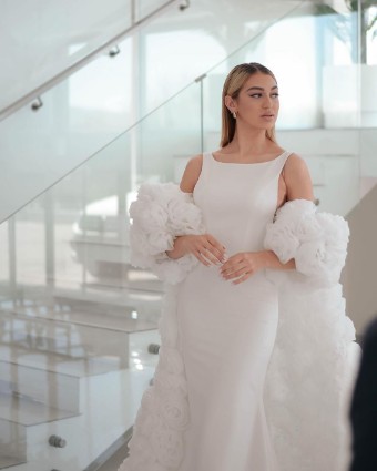 Monsolo Couture Phoenix Style #M1718 #2 Ivory thumbnail