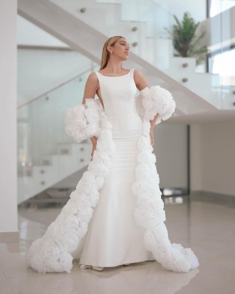 Monsolo Couture Phoenix Style #M1718 #0 default Ivory thumbnail
