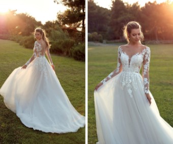 Eddy K Italia EK1641KE Tasha Style #EK1461Tasha #1 Ivory/Champagne/Dust/Skin thumbnail