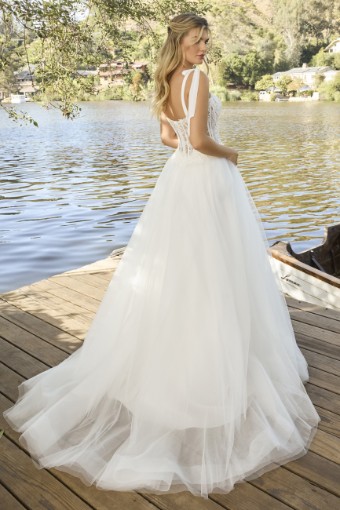 BeLoved by Casablanca Roselyn Style #BL460 #13 Ivory/Nude/Ivory thumbnail
