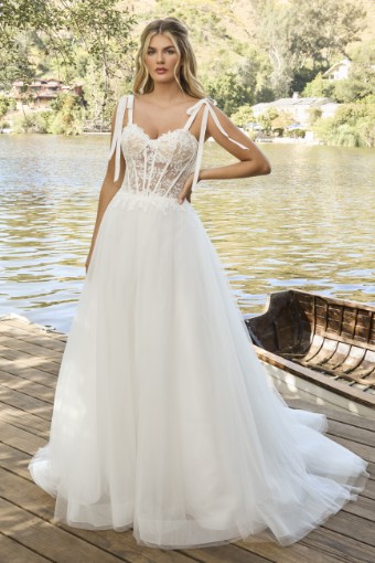 BeLoved by Casablanca Roselyn Style #BL460 #16 Ivory/Nude/Ivory thumbnail