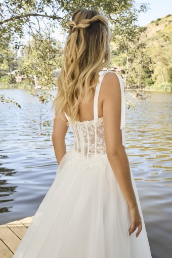 BeLoved by Casablanca Roselyn Style #BL460 #14 Ivory/Nude/Ivory thumbnail