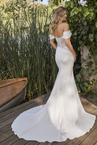 BeLoved by Casablanca Mollie Style #BL465 #12 Ivory/Nude/Ivory thumbnail