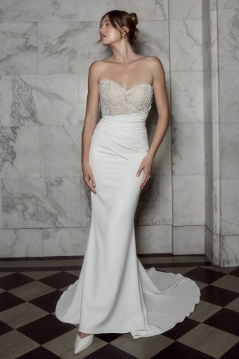 Casablanca Bridal Rome Style #2581 #8 Ivory/Nude/Ivory/Silver thumbnail