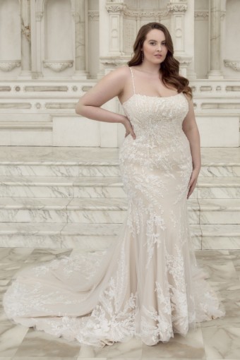 Casablanca Bridal Cecily Style #2583 #13 Ivory/Nude/Ivory thumbnail