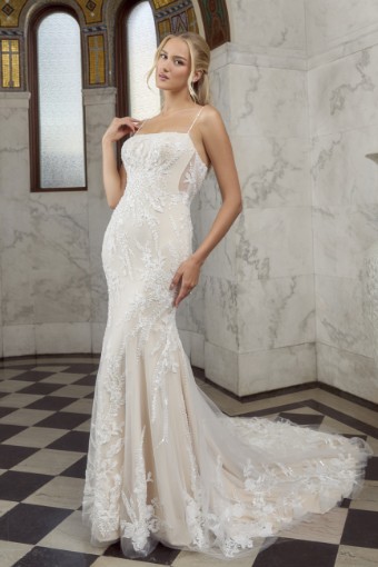 Casablanca Bridal Cecily Style #2583 #6 Ivory/Nude/Ivory thumbnail
