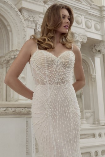 Casablanca Bridal Seraphina Style #2600 #12 Silver Blush/Nude/Ivory thumbnail