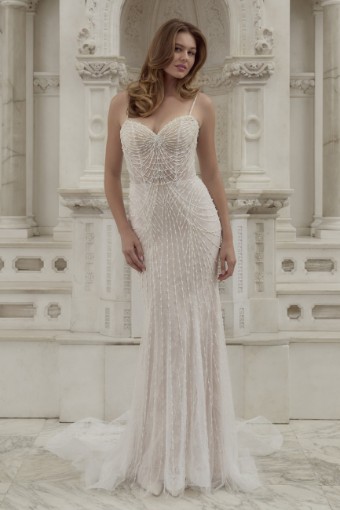 Casablanca Bridal Seraphina Style #2600 #13 Silver Blush/Nude/Ivory thumbnail