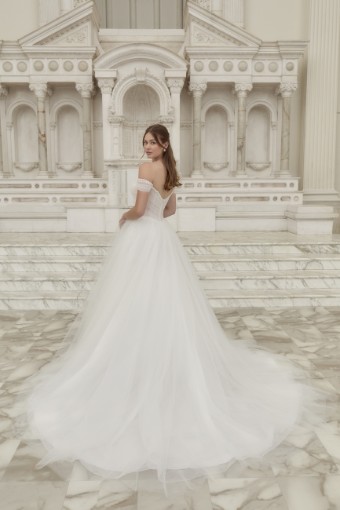 Casablanca Bridal Paris Style #2586C #2 Ivory/Nude/Silver thumbnail