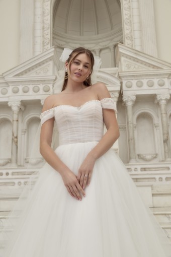 Casablanca Bridal Paris Style #2586C #5 default Ivory/Nude/Silver thumbnail