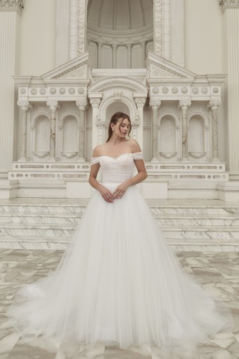 Casablanca Bridal Paris Style #2586C #0 default Ivory/Nude/Silver thumbnail