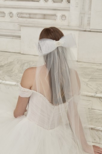 Casablanca Bridal Paris Style #2586C #4 Ivory/Nude/Silver thumbnail