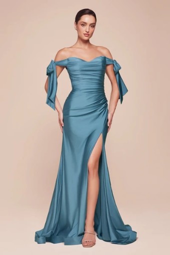Ladivine by Cinderella Divine CD943 Style #CD943 #19 Navy thumbnail