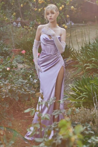 Ladivine by Cinderella Divine 7483 Style #7483 #12 Lavender thumbnail