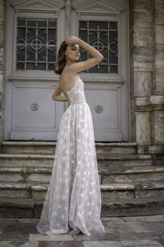 Monsolo Couture Theia Style #M1211 #3 Ivory/Nude thumbnail