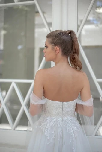 Monsolo Couture Anastasia Style #M1411 #3 default Ivory thumbnail