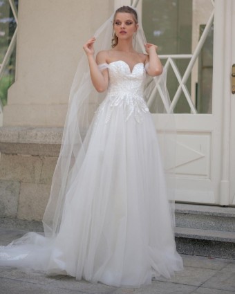 Monsolo Couture Anastasia Style #M1411 #0 default Ivory thumbnail