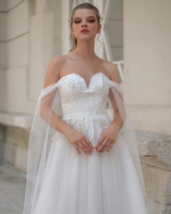 Monsolo Couture Anastasia Style #M1411 #1 Ivory thumbnail