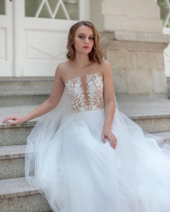 Monsolo Couture Alice Style #M1401 #1 default Ivory/Nude thumbnail