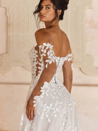 Madi Lane MLNL01152LM Laiya lined Style #ML25110LN Laiya Lined #4 Ivory/Mocha thumbnail