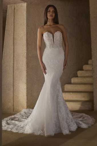 Casablanca Bridal Gwendolyn Style #2609 #9 Ivory/Nude/Ivory thumbnail