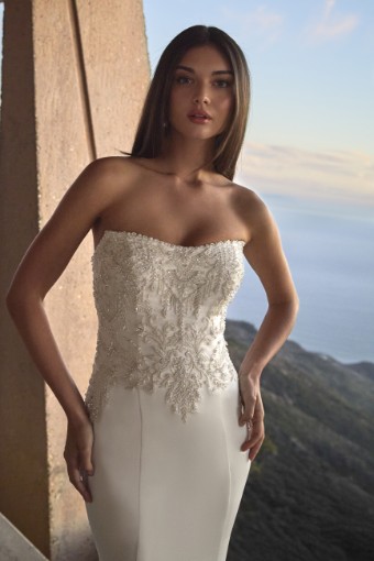 Casablanca Bridal Oceana Style #2611 #10 Ivory/Silver thumbnail