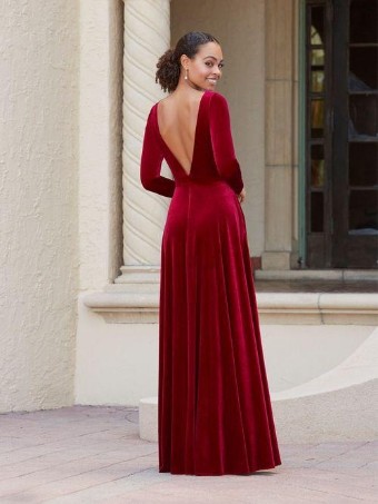 Christina Wu Celebration 22157 Velvet Style #22157 Velvet #1 Hunter Green thumbnail