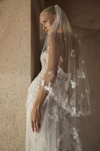 Casablanca Bridal Elysia Style #2606C #1 Nude/Ivory thumbnail