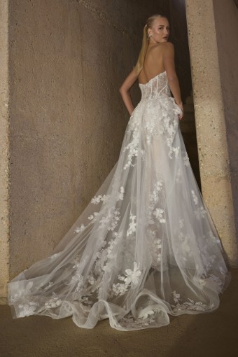Casablanca Bridal Elysia Style #2606C #4 Nude/Ivory thumbnail