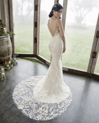Casablanca Bridal Brooklyn Style #CB4242 #1 Ivory/Silver thumbnail
