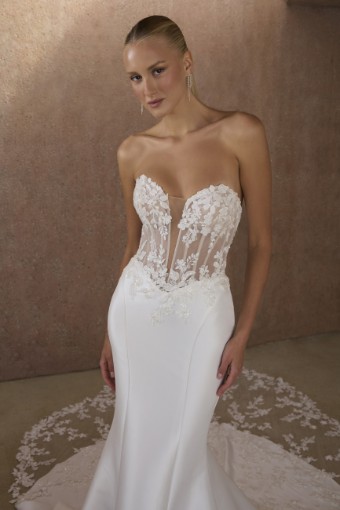 Casablanca Bridal Esme Style #2617C #5 Ivory/Nude/Ivory thumbnail