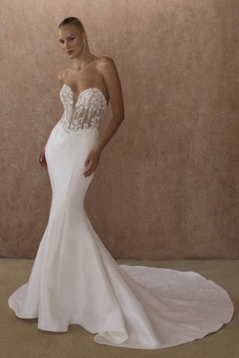 Casablanca Bridal Esme Style #2617C #7 default Ivory/Nude/Ivory thumbnail