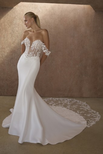 Casablanca Bridal Esme Style #2617C #6 Ivory/Nude/Ivory thumbnail