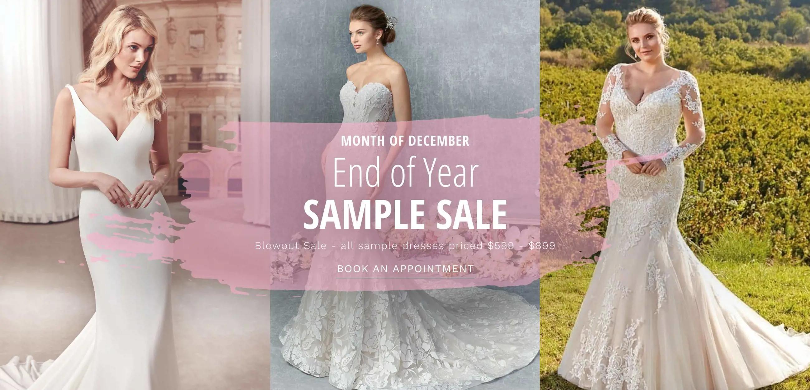 End of Year Sample Sale at Dublin Bridal
