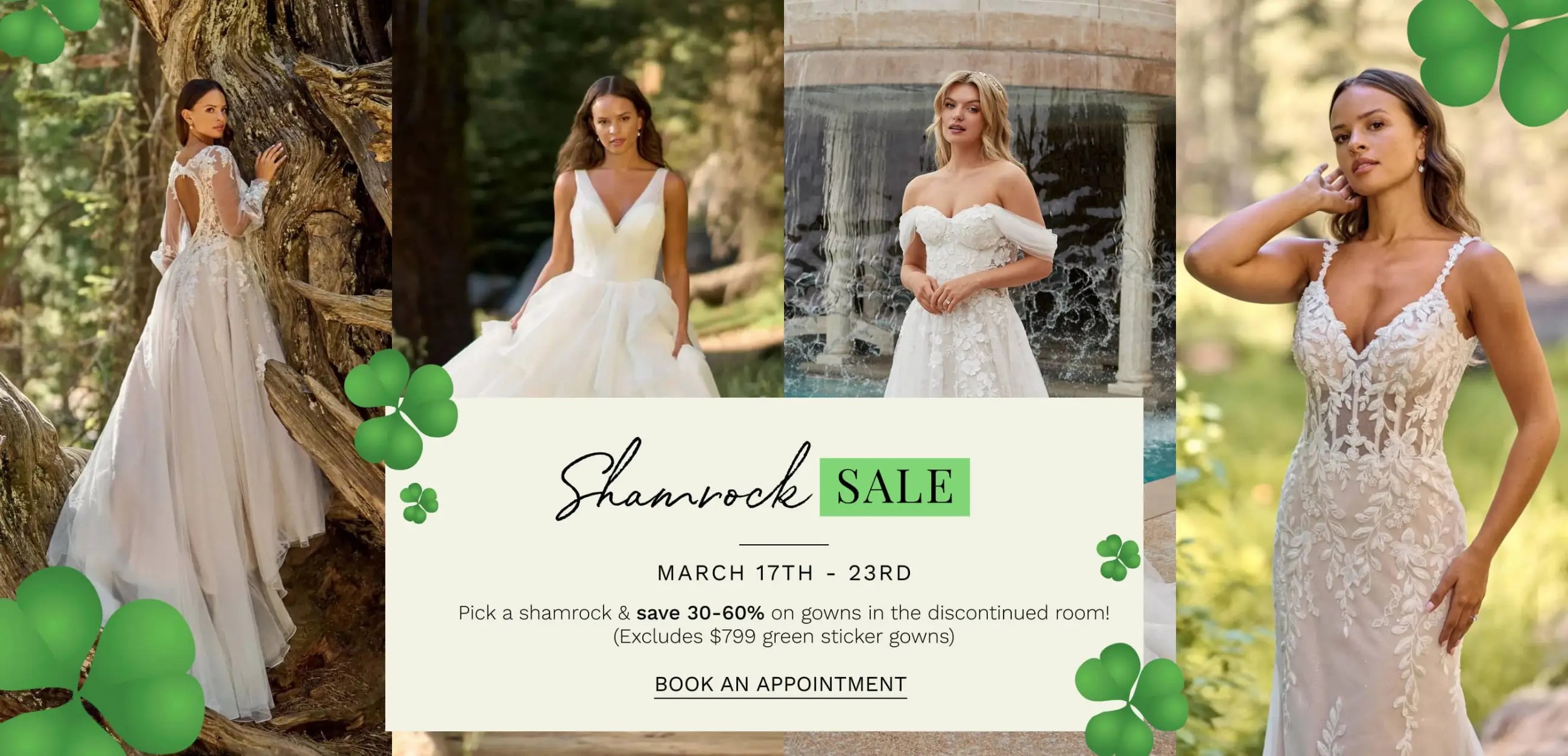 Shamrock Sale at Dublin Bridal