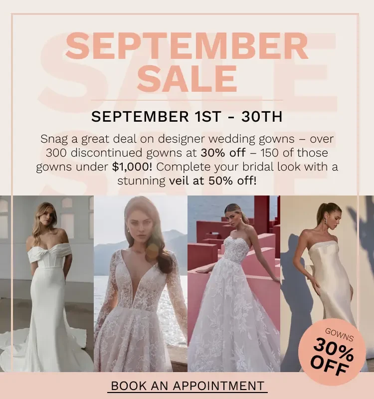 Wedding dress sale at Dublin Bridal